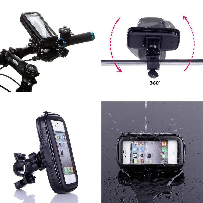 Motorcycle Telephone Holder Support Mirror Stand Mount